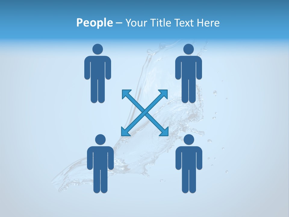 Spring Wet Drops PowerPoint Template