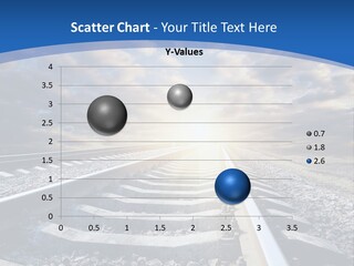 Outdoor Road Sun PowerPoint Template