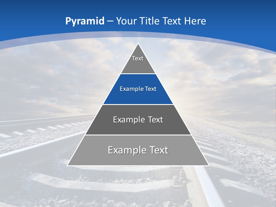 Outdoor Road Sun PowerPoint Template