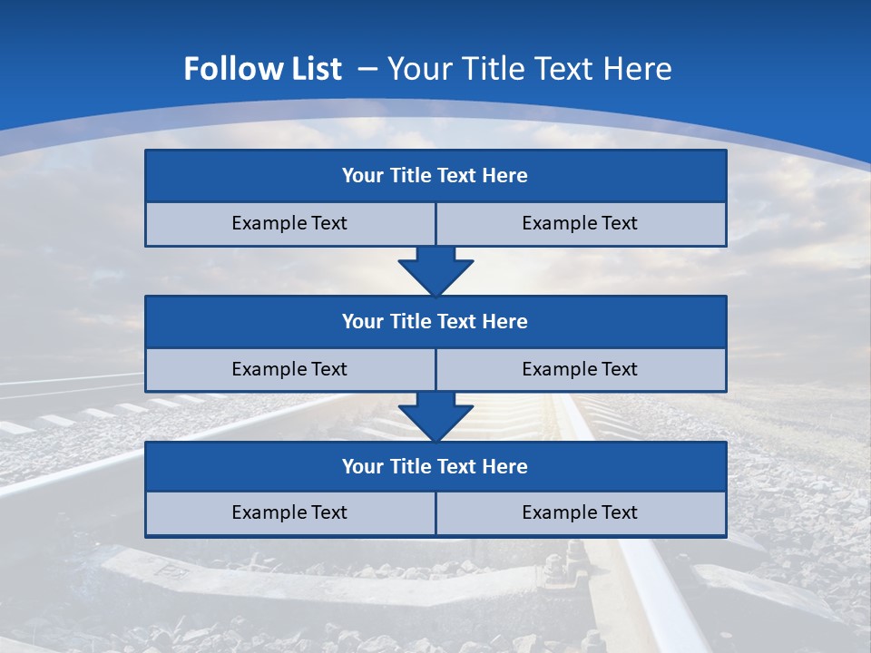 Outdoor Road Sun PowerPoint Template