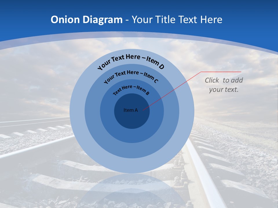 Outdoor Road Sun PowerPoint Template