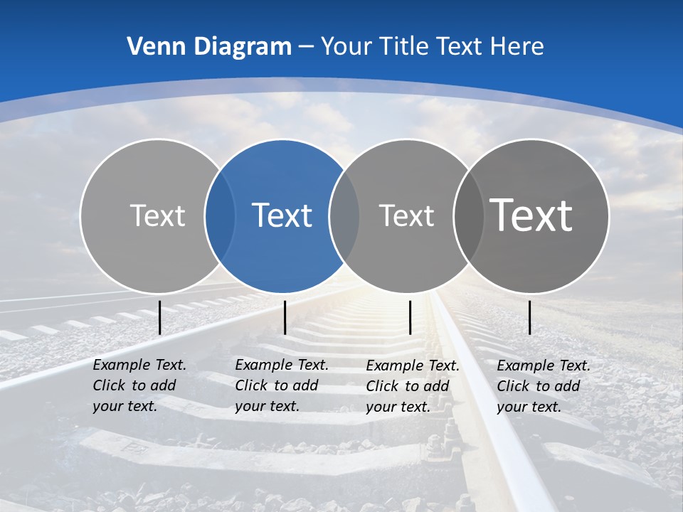 Outdoor Road Sun PowerPoint Template