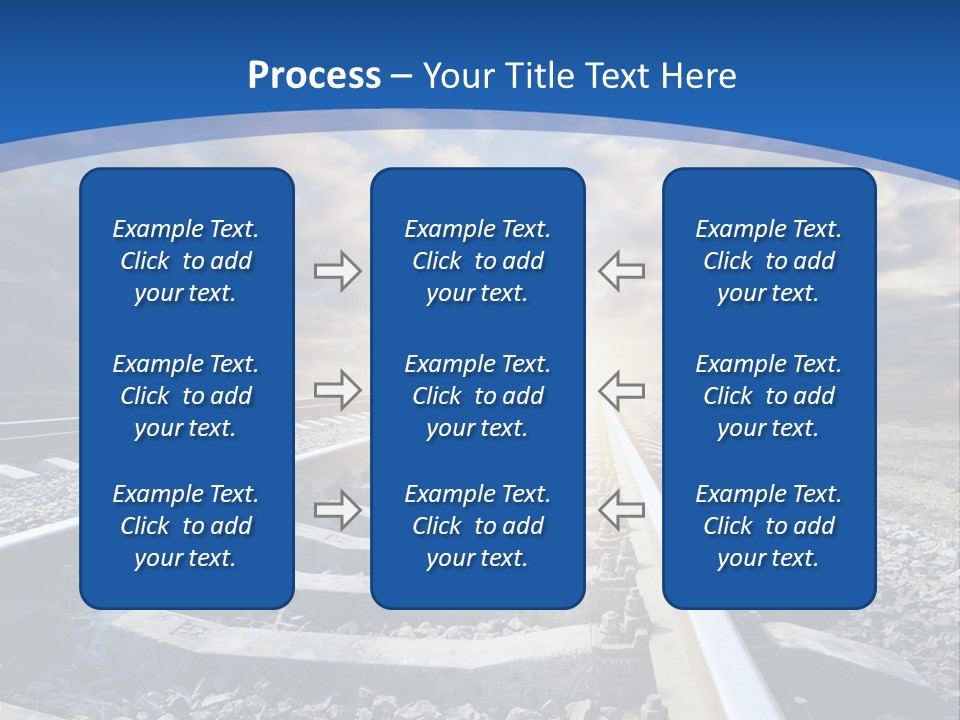 Outdoor Road Sun PowerPoint Template