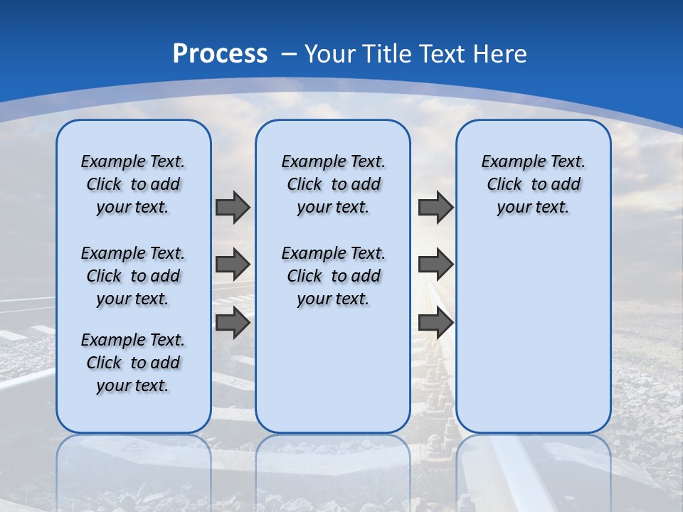 Outdoor Road Sun PowerPoint Template