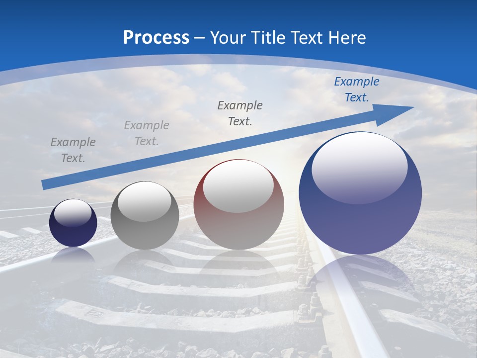 Outdoor Road Sun PowerPoint Template