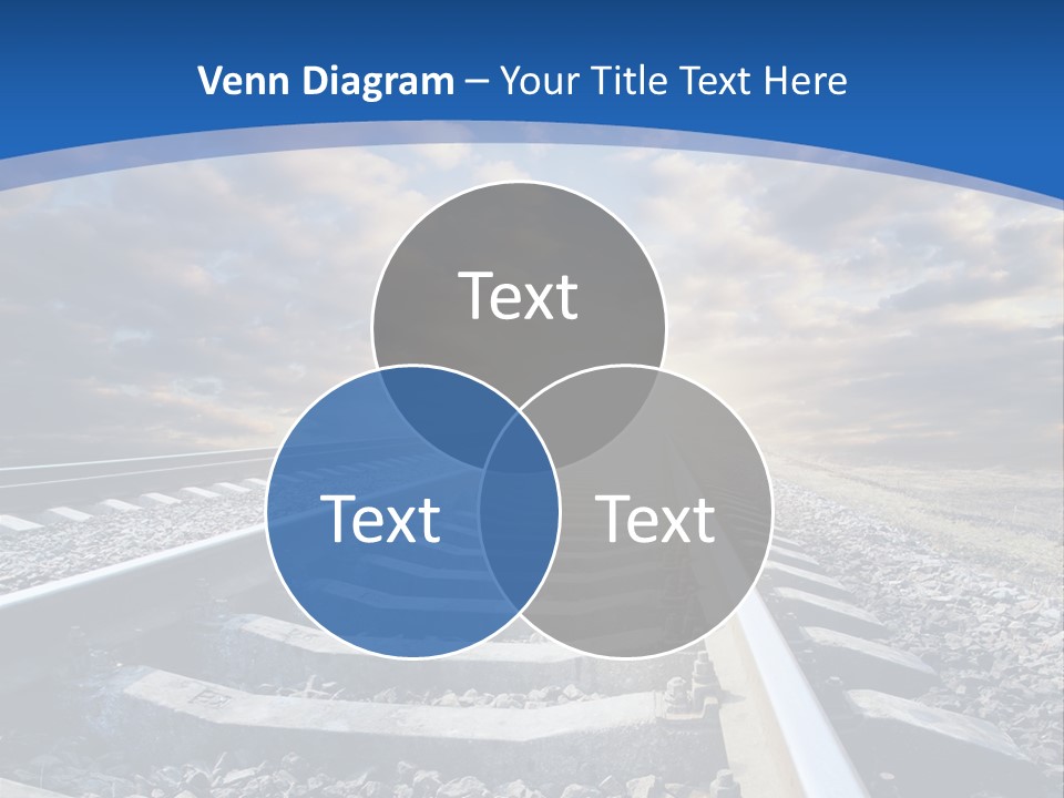 Outdoor Road Sun PowerPoint Template