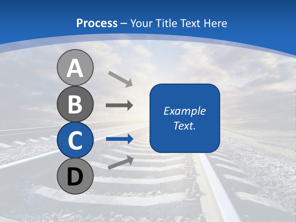 Outdoor Road Sun PowerPoint Template