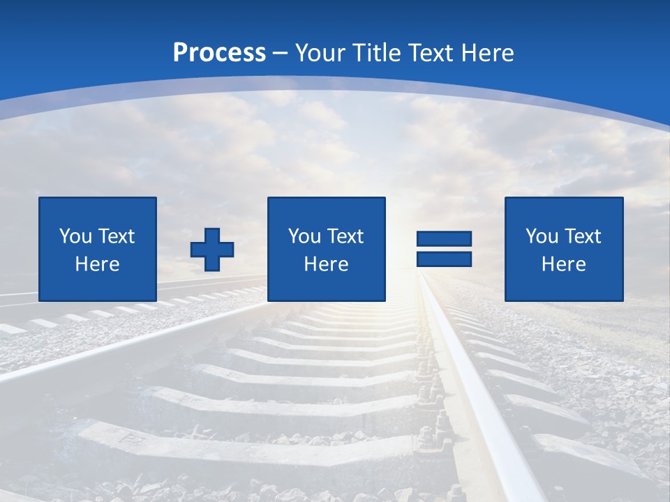 Outdoor Road Sun PowerPoint Template