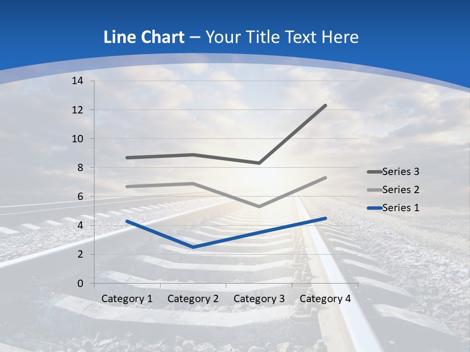 Outdoor Road Sun PowerPoint Template