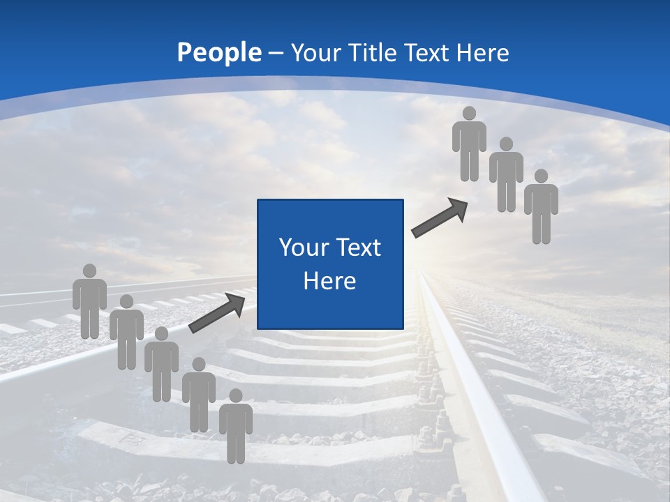 Outdoor Road Sun PowerPoint Template