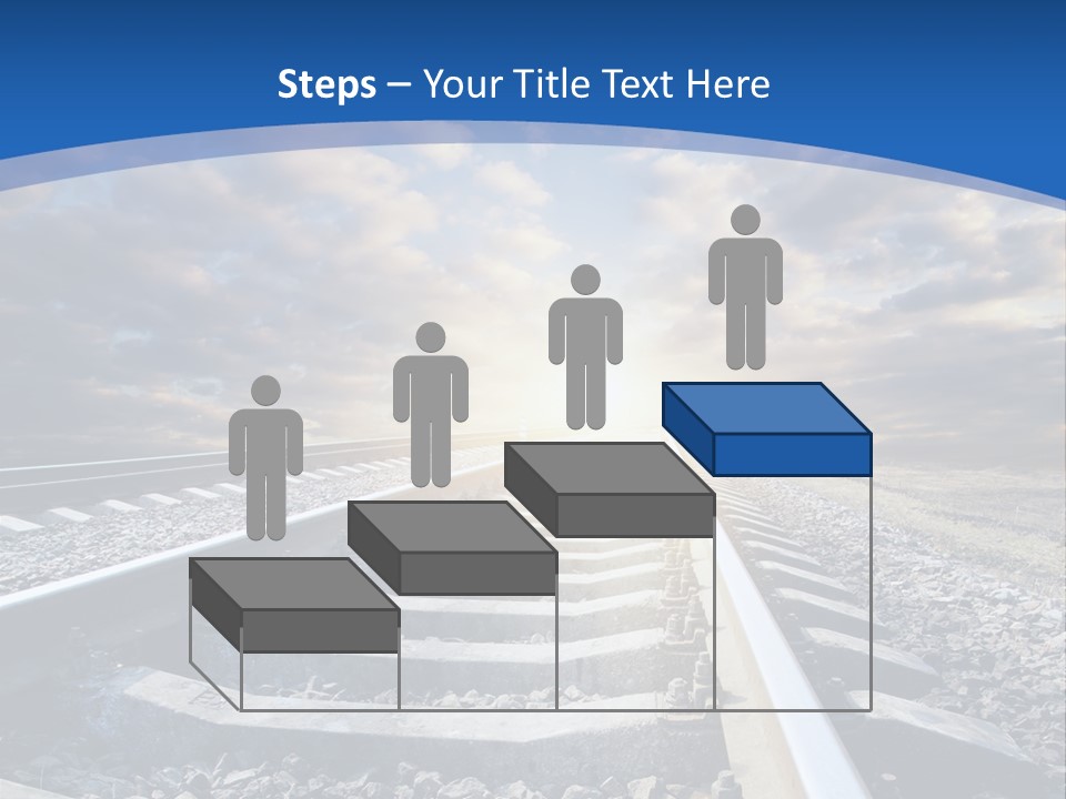 Outdoor Road Sun PowerPoint Template