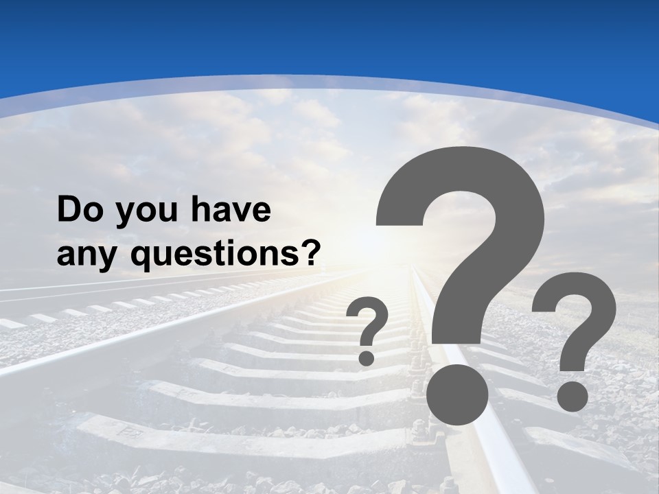 Outdoor Road Sun PowerPoint Template