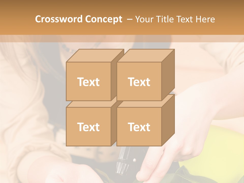 Alone Lifestyle Blond PowerPoint Template