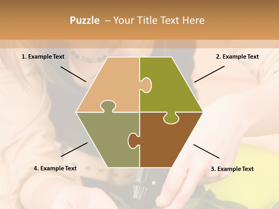 Alone Lifestyle Blond PowerPoint Template