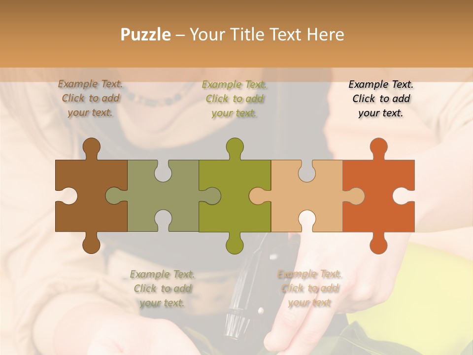 Alone Lifestyle Blond PowerPoint Template