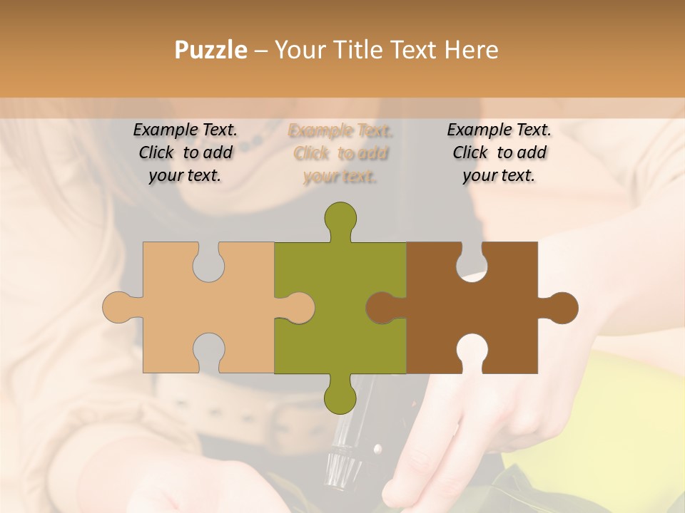 Alone Lifestyle Blond PowerPoint Template