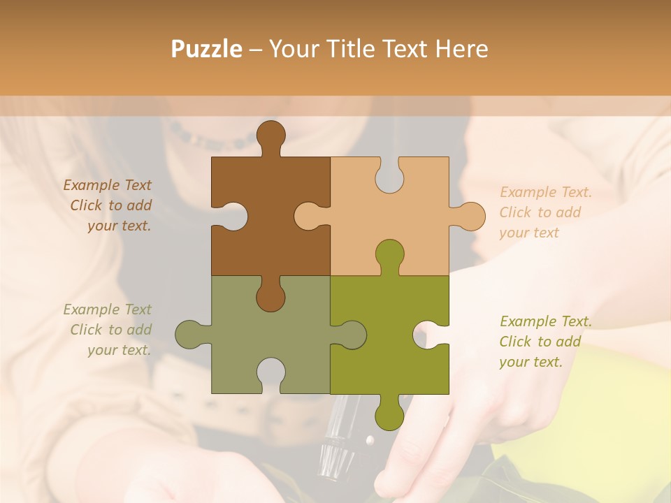 Alone Lifestyle Blond PowerPoint Template