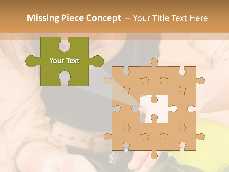 Alone Lifestyle Blond PowerPoint Template