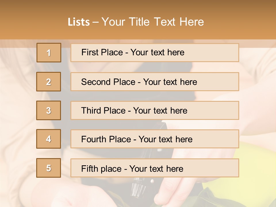 Alone Lifestyle Blond PowerPoint Template