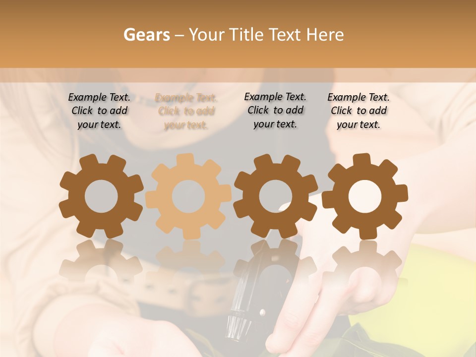 Alone Lifestyle Blond PowerPoint Template