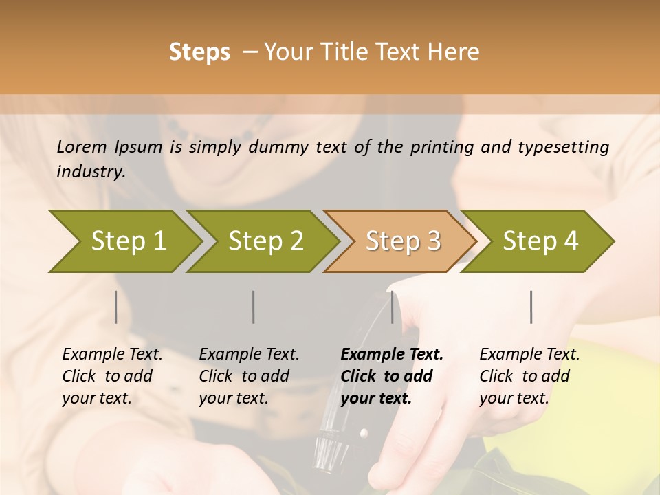 Alone Lifestyle Blond PowerPoint Template