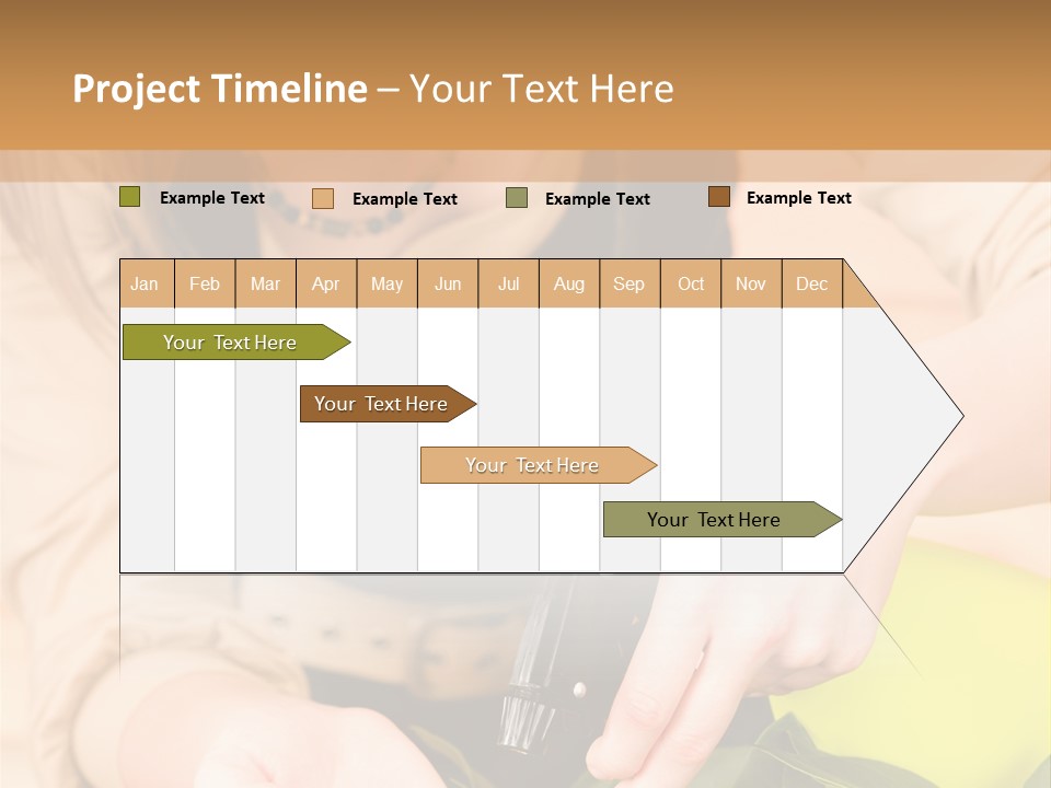 Alone Lifestyle Blond PowerPoint Template