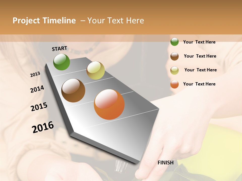 Alone Lifestyle Blond PowerPoint Template