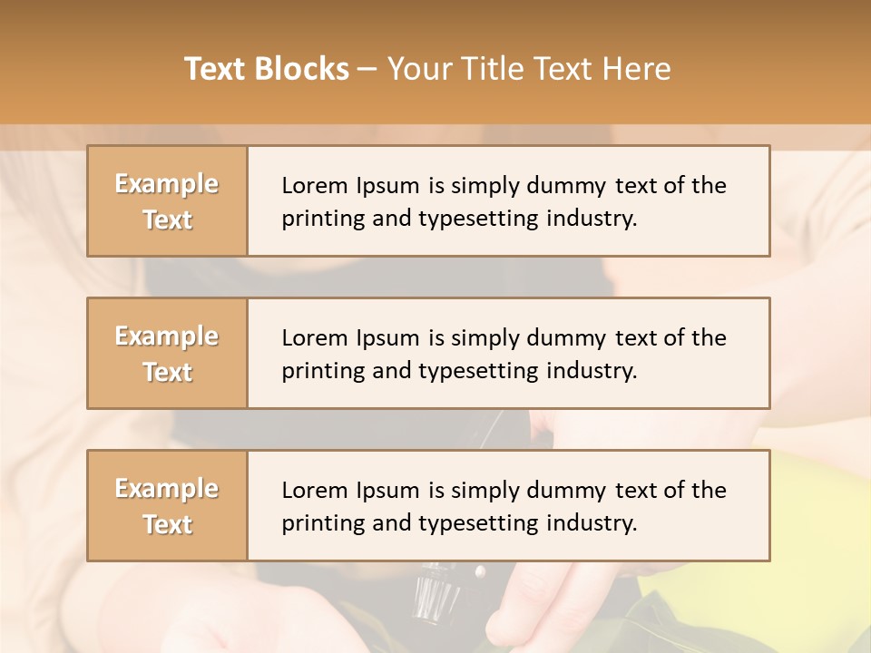 Alone Lifestyle Blond PowerPoint Template