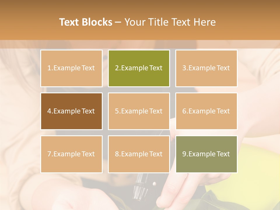 Alone Lifestyle Blond PowerPoint Template