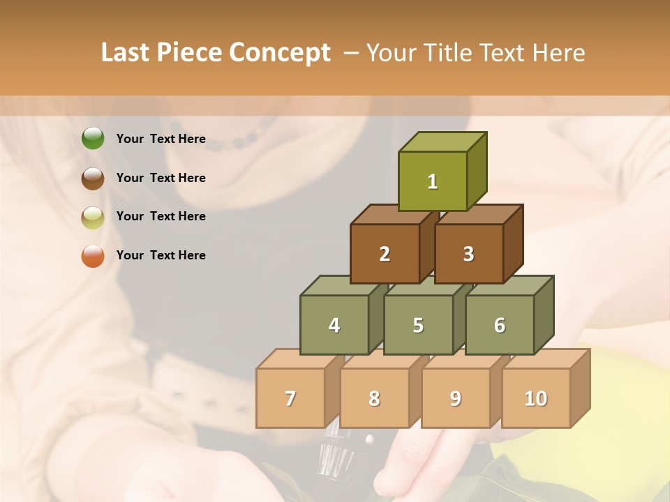 Alone Lifestyle Blond PowerPoint Template