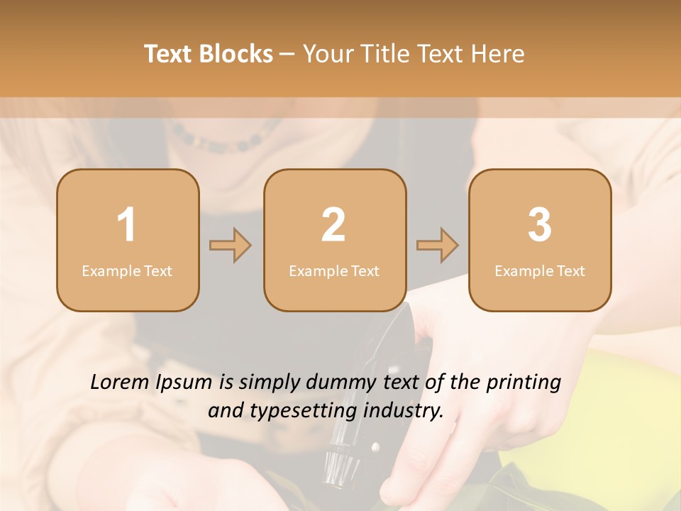 Alone Lifestyle Blond PowerPoint Template