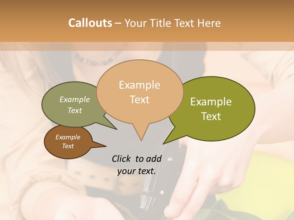 Alone Lifestyle Blond PowerPoint Template