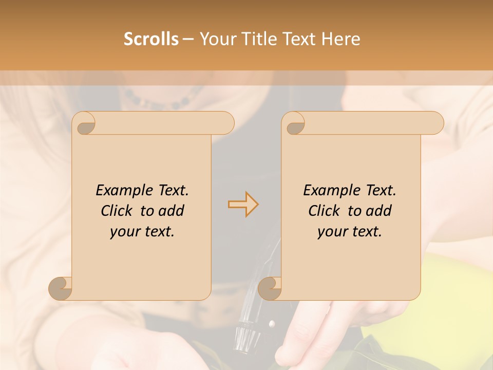 Alone Lifestyle Blond PowerPoint Template