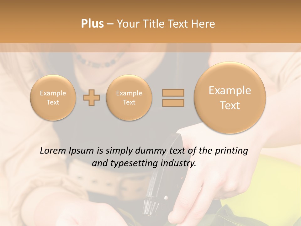 Alone Lifestyle Blond PowerPoint Template