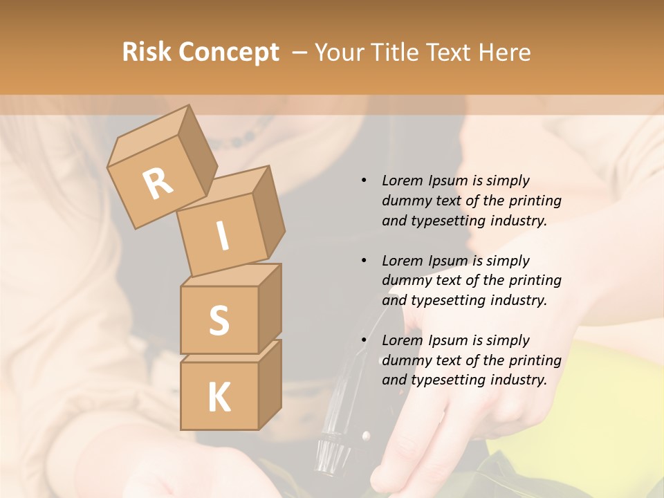 Alone Lifestyle Blond PowerPoint Template