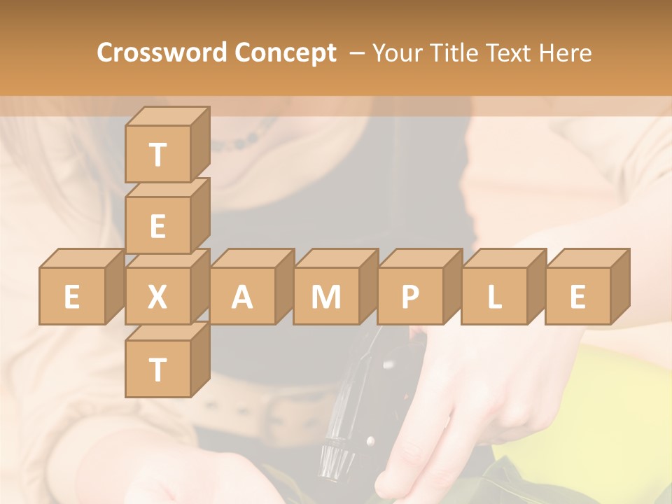 Alone Lifestyle Blond PowerPoint Template