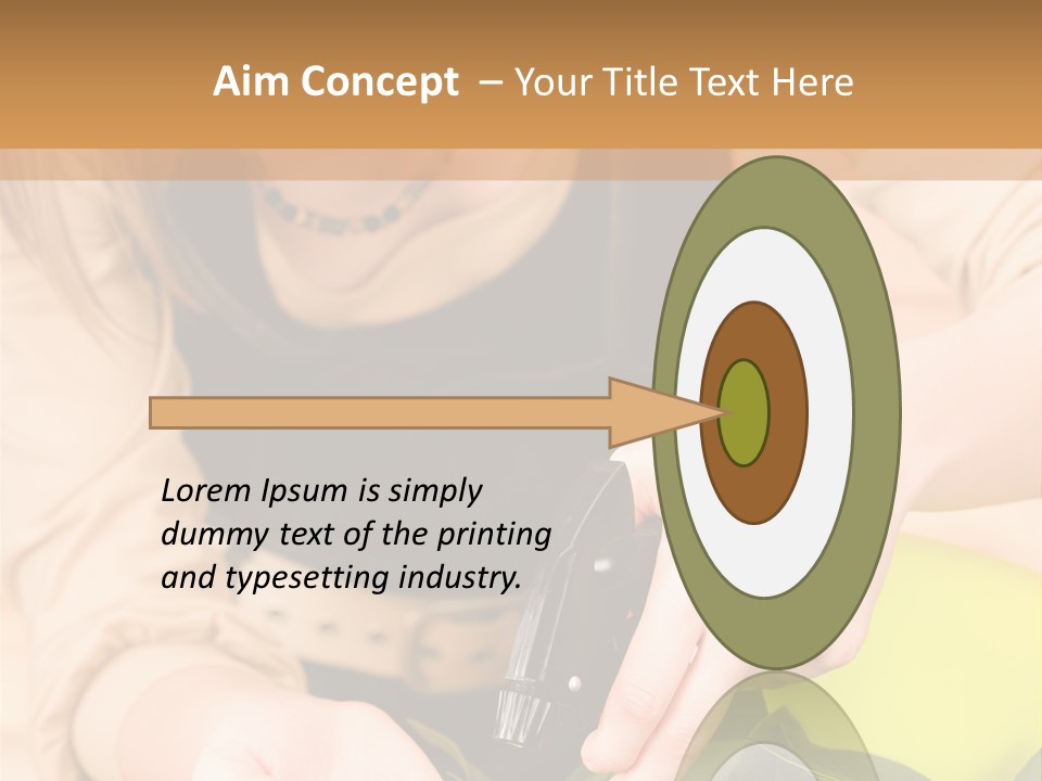 Alone Lifestyle Blond PowerPoint Template