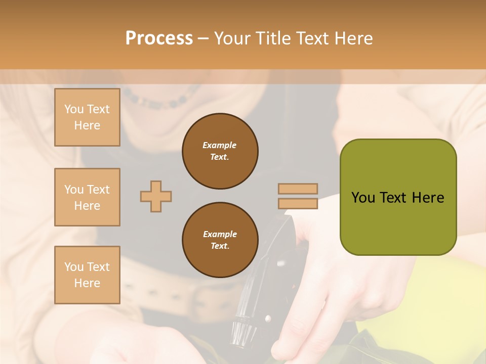 Alone Lifestyle Blond PowerPoint Template