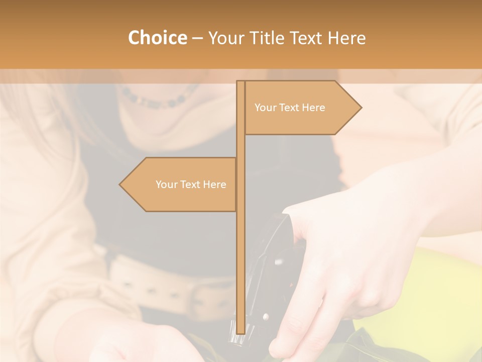 Alone Lifestyle Blond PowerPoint Template