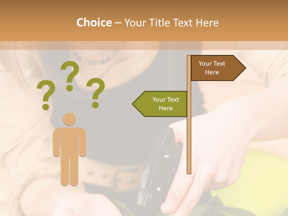 Alone Lifestyle Blond PowerPoint Template