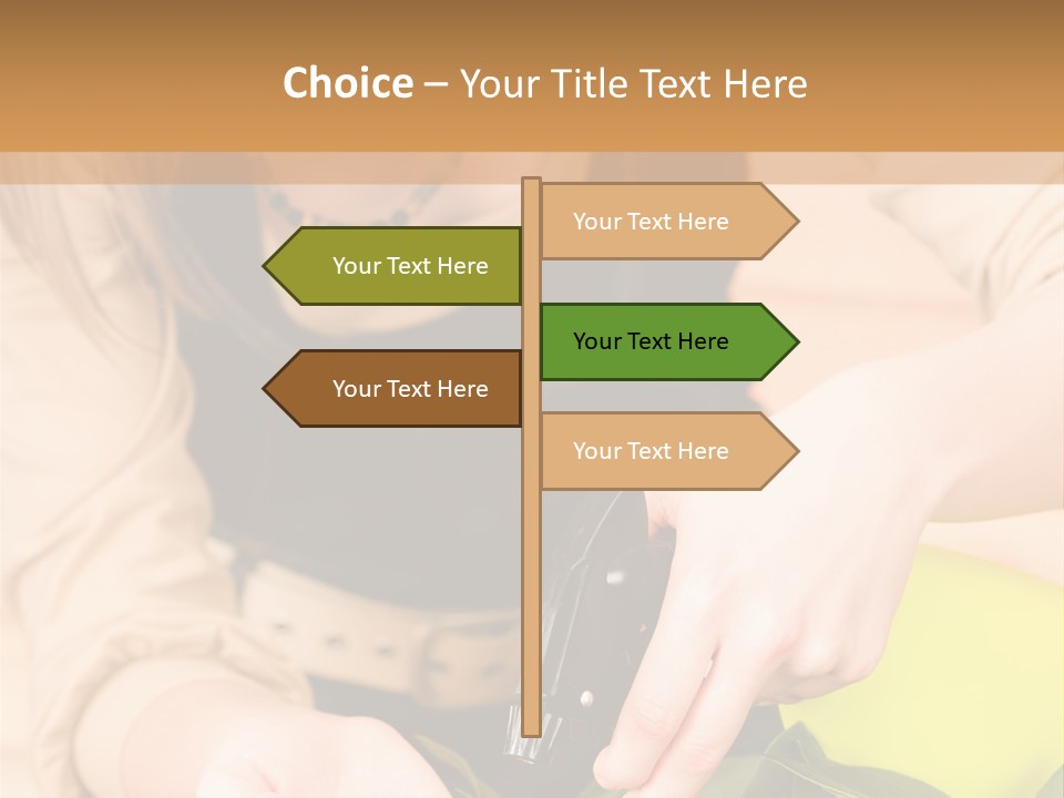 Alone Lifestyle Blond PowerPoint Template