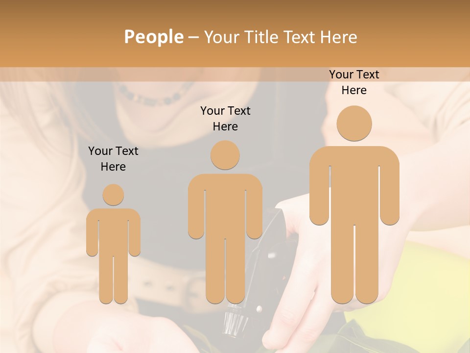 Alone Lifestyle Blond PowerPoint Template