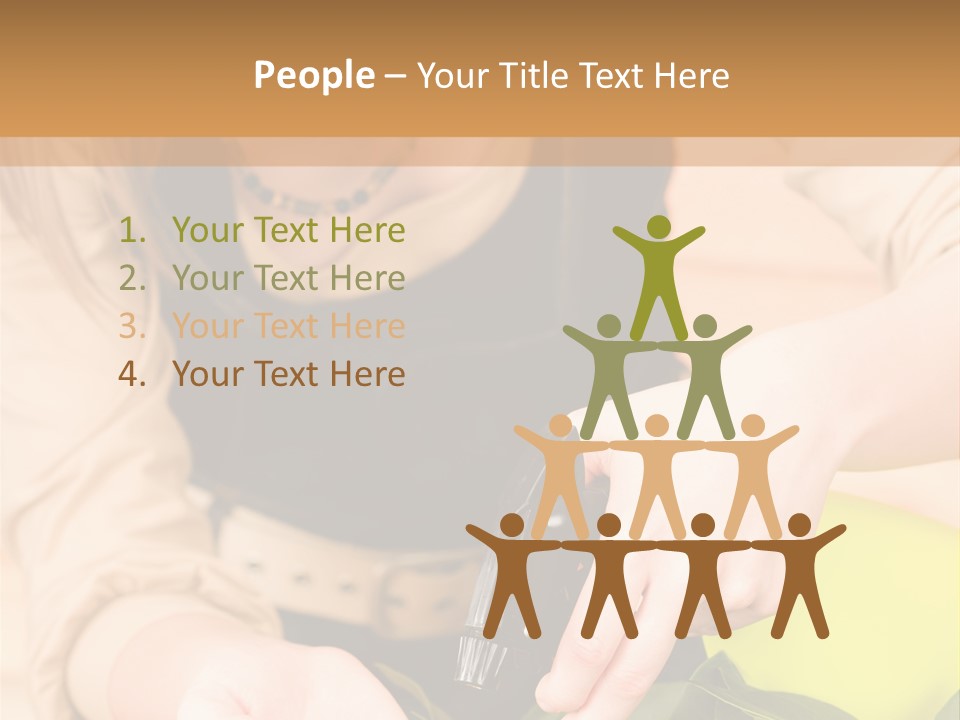 Alone Lifestyle Blond PowerPoint Template