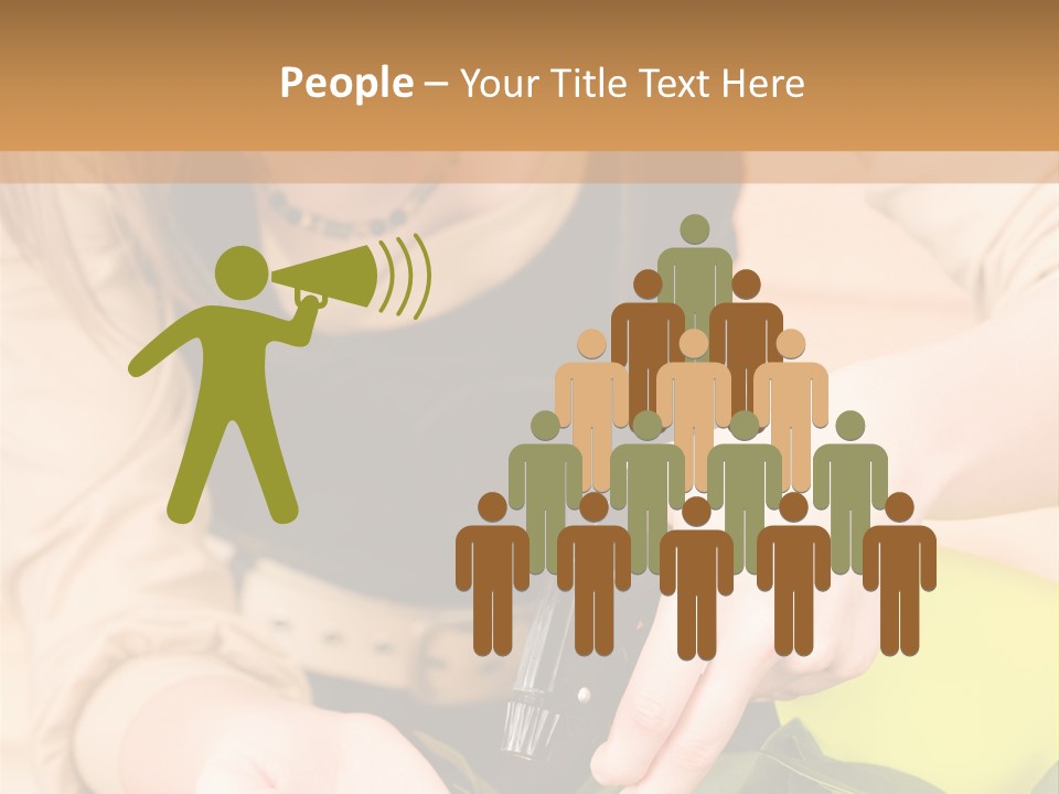 Alone Lifestyle Blond PowerPoint Template