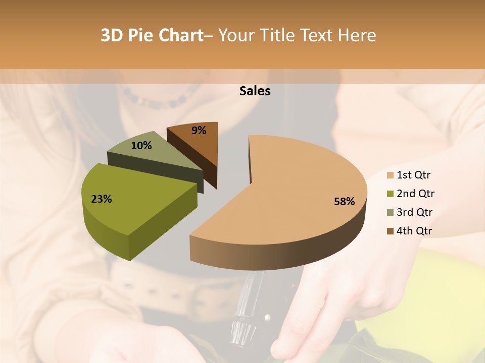 Alone Lifestyle Blond PowerPoint Template