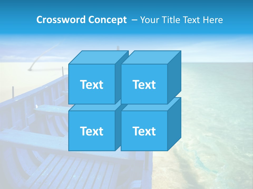 Dream Tree Turquoise PowerPoint Template