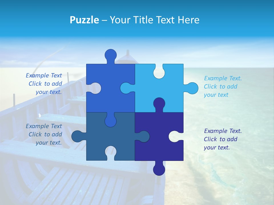 Dream Tree Turquoise PowerPoint Template