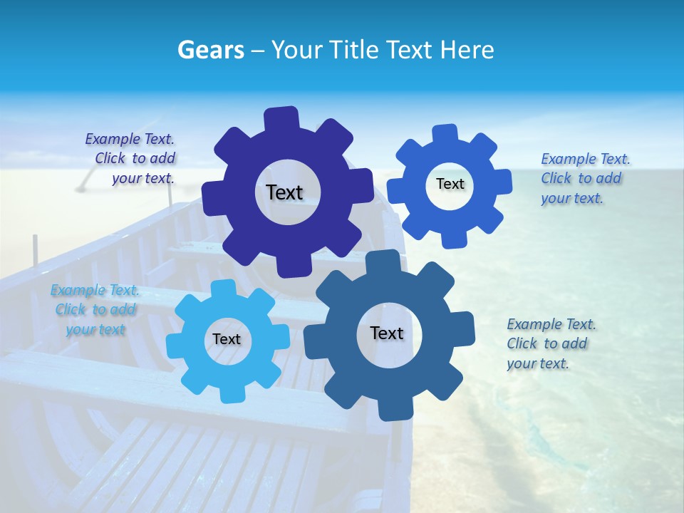 Dream Tree Turquoise PowerPoint Template