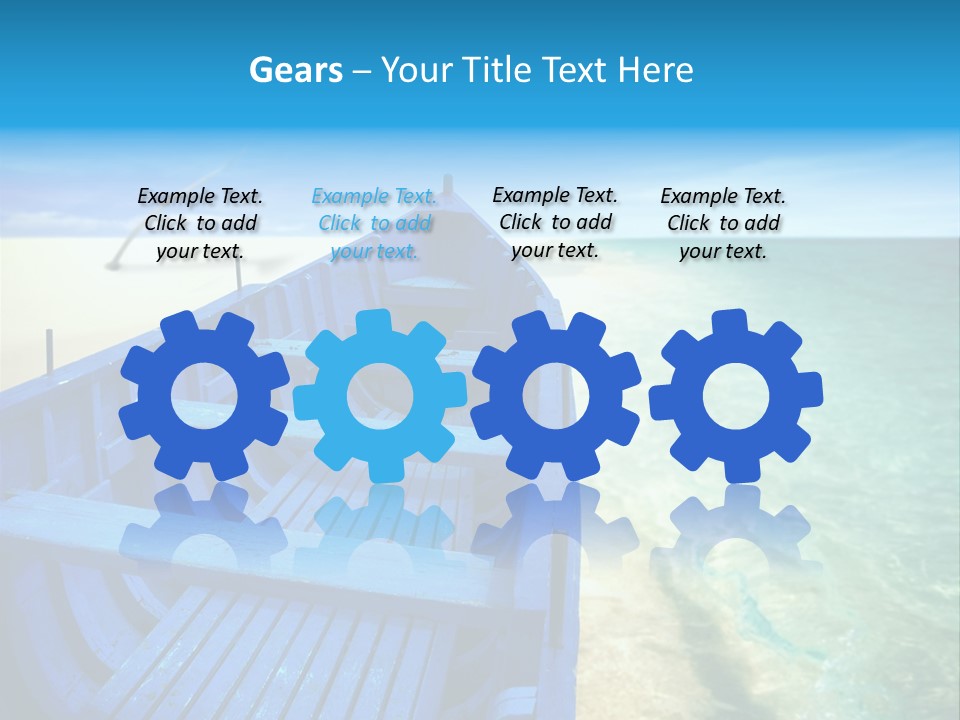 Dream Tree Turquoise PowerPoint Template