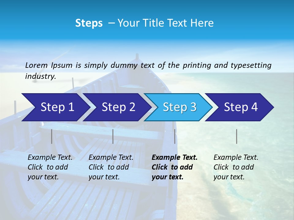 Dream Tree Turquoise PowerPoint Template